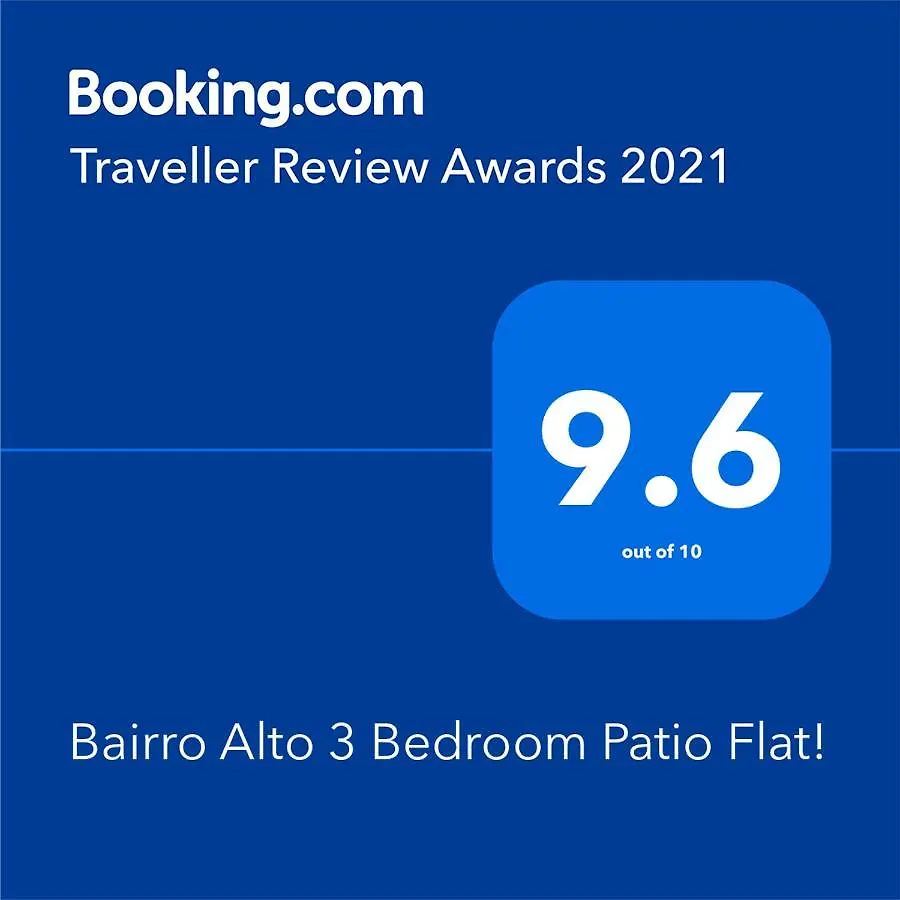 ליסבון Bairro Alto 3 Bedroom Patio Flat! 0*,  פורטוגל